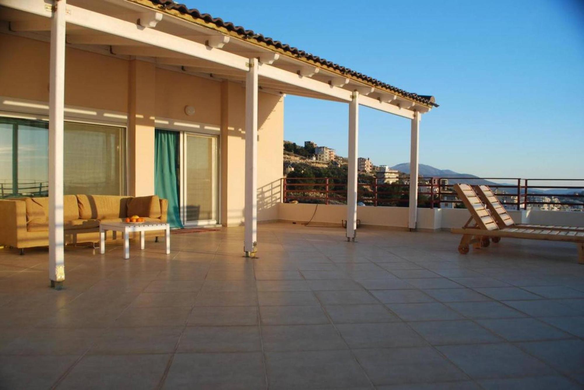 Apartament Sunset Penthouse Saranda Zewnętrze zdjęcie