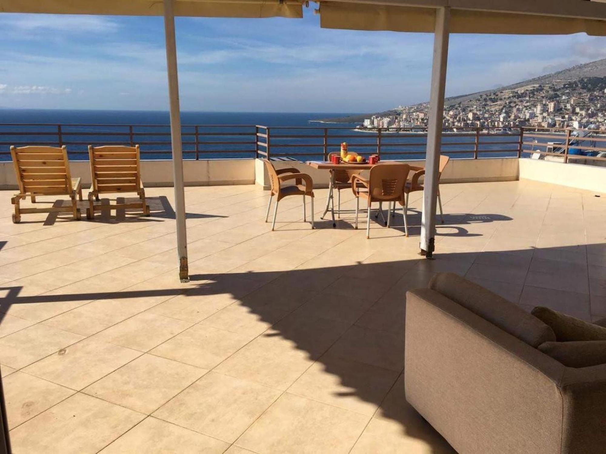 Apartament Sunset Penthouse Saranda Zewnętrze zdjęcie