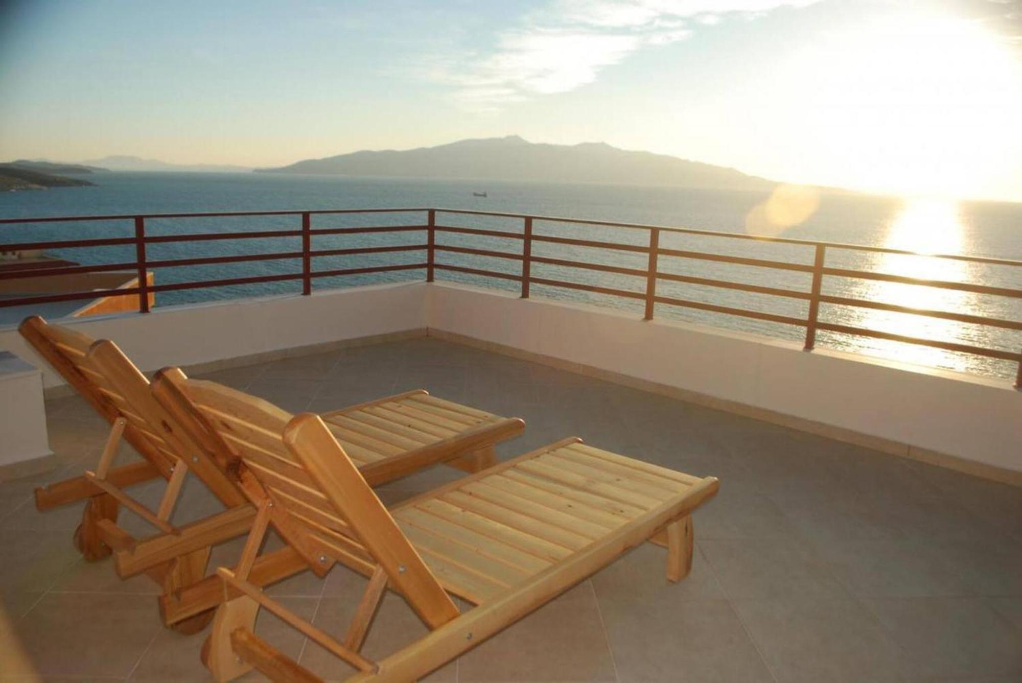 Apartament Sunset Penthouse Saranda Zewnętrze zdjęcie