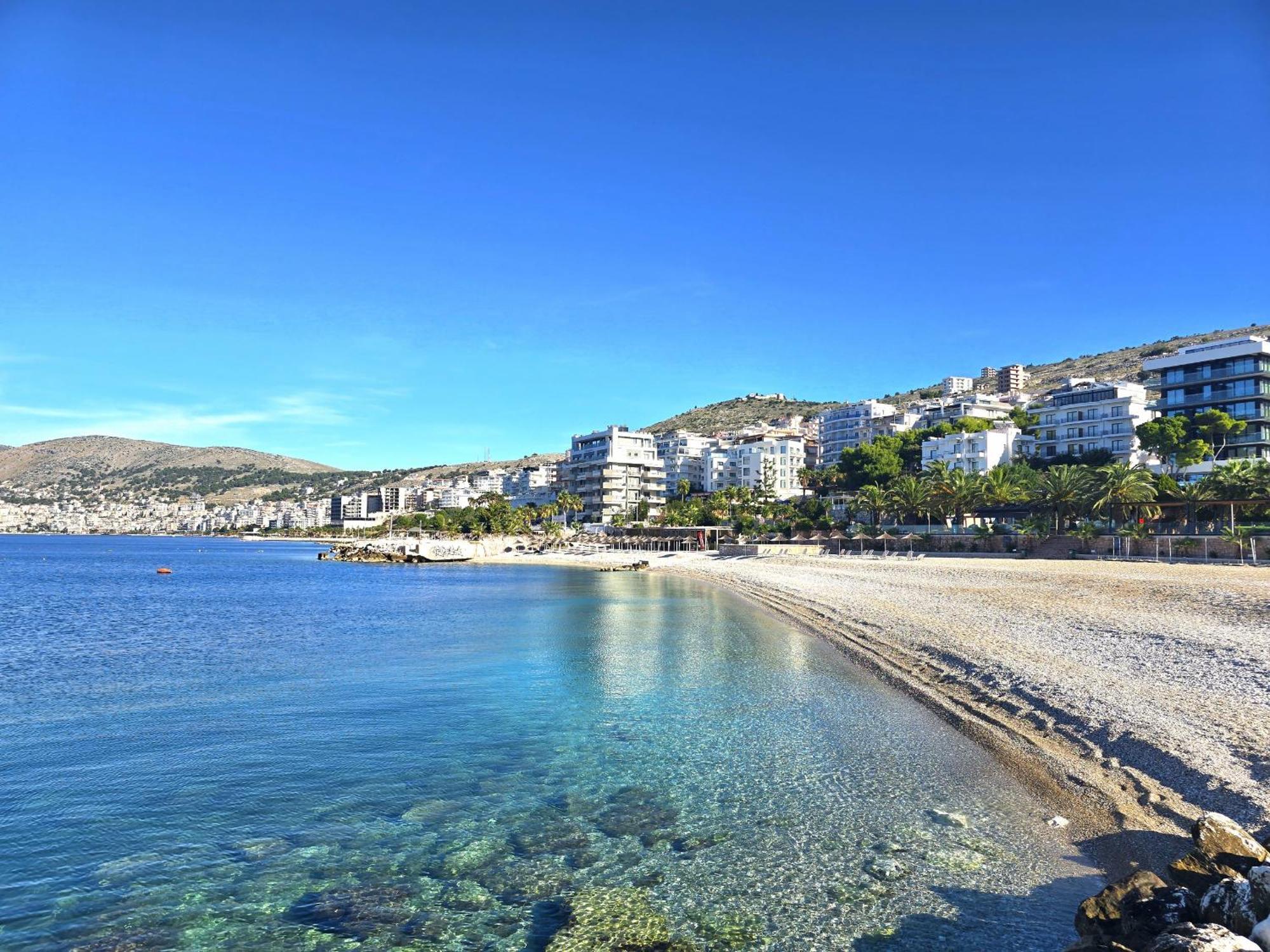 Apartament Sunset Penthouse Saranda Zewnętrze zdjęcie