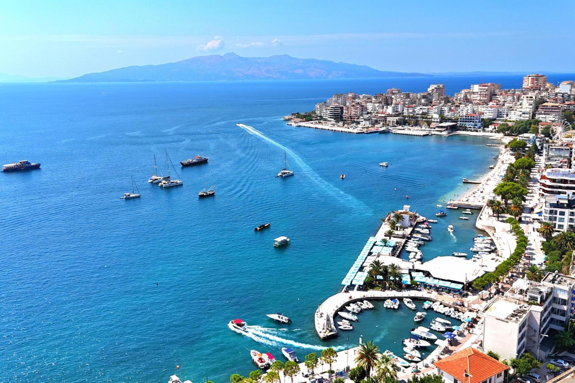 Apartament Sunset Penthouse Saranda Zewnętrze zdjęcie