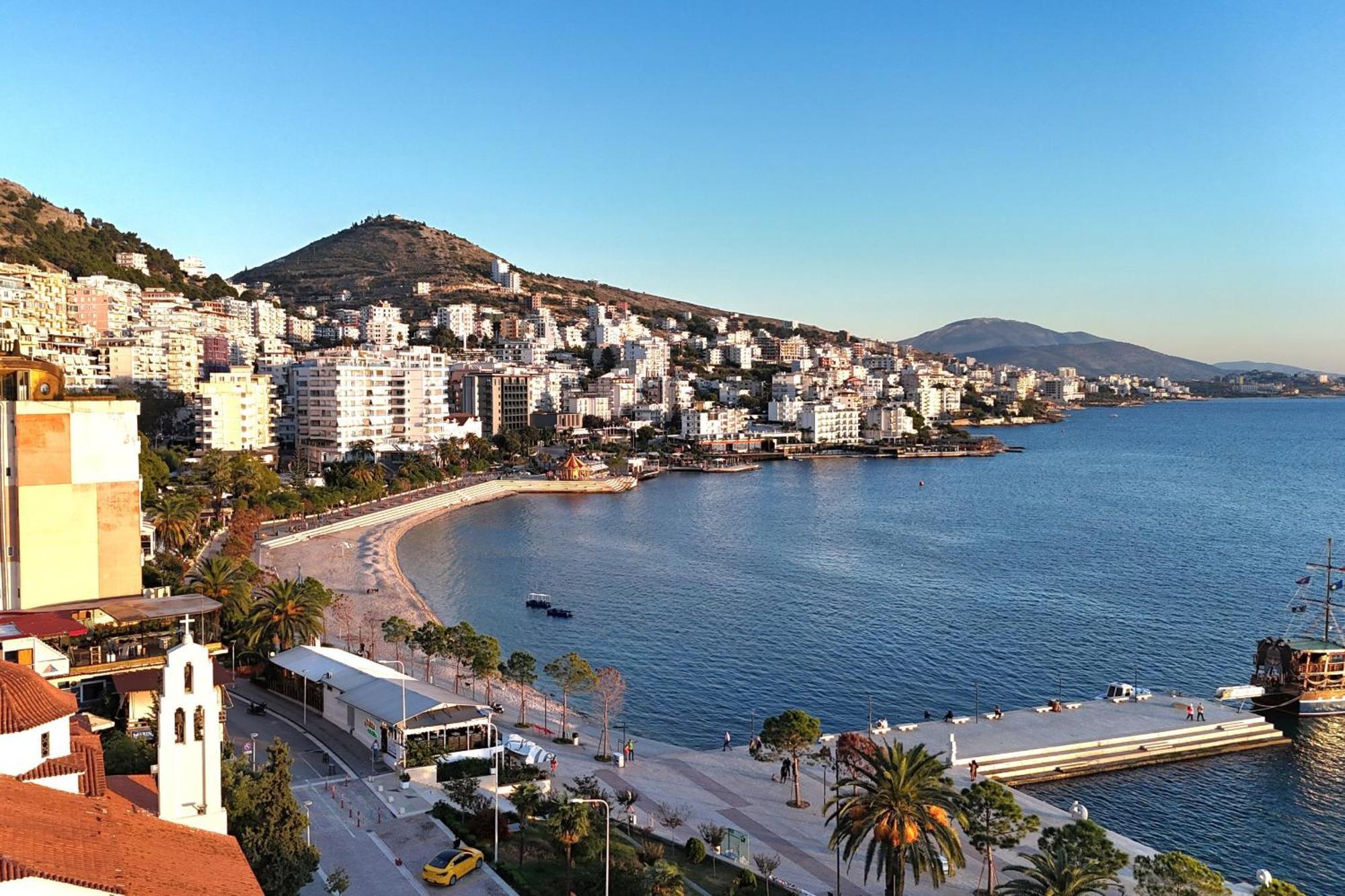 Apartament Sunset Penthouse Saranda Zewnętrze zdjęcie