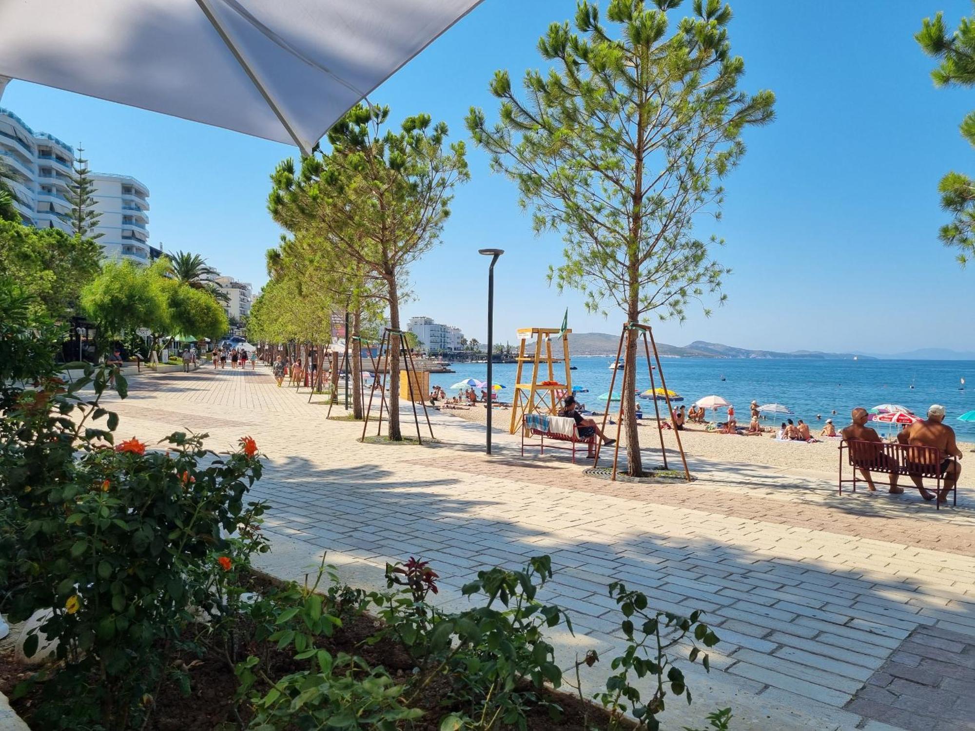 Apartament Sunset Penthouse Saranda Zewnętrze zdjęcie