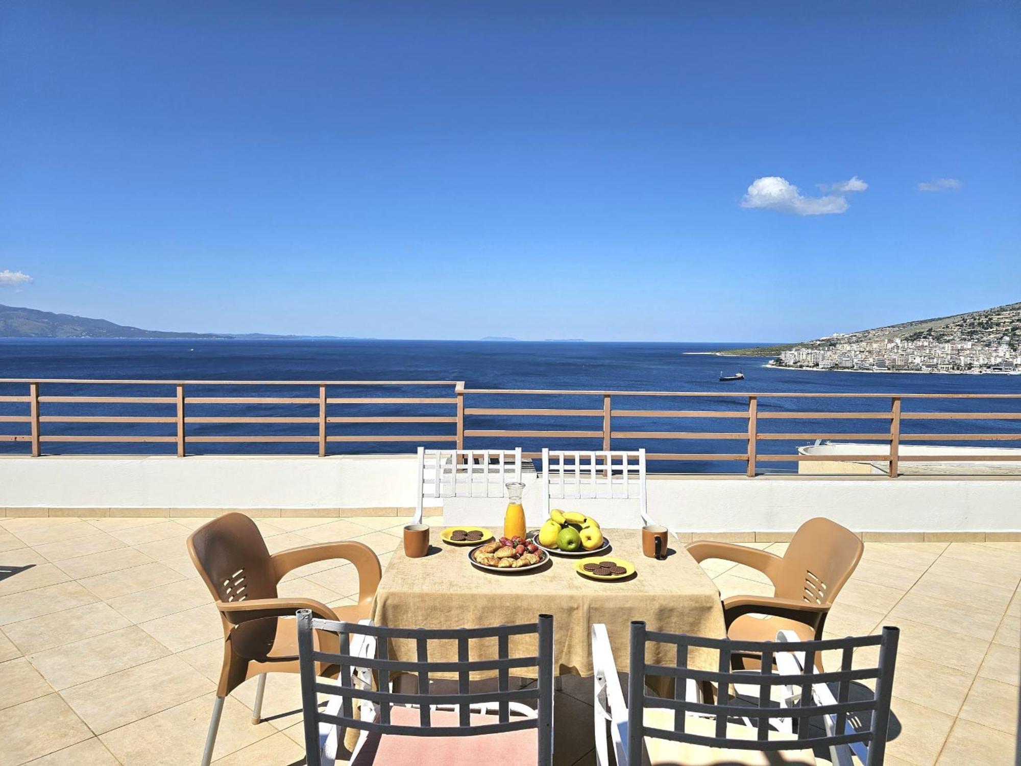 Apartament Sunset Penthouse Saranda Zewnętrze zdjęcie