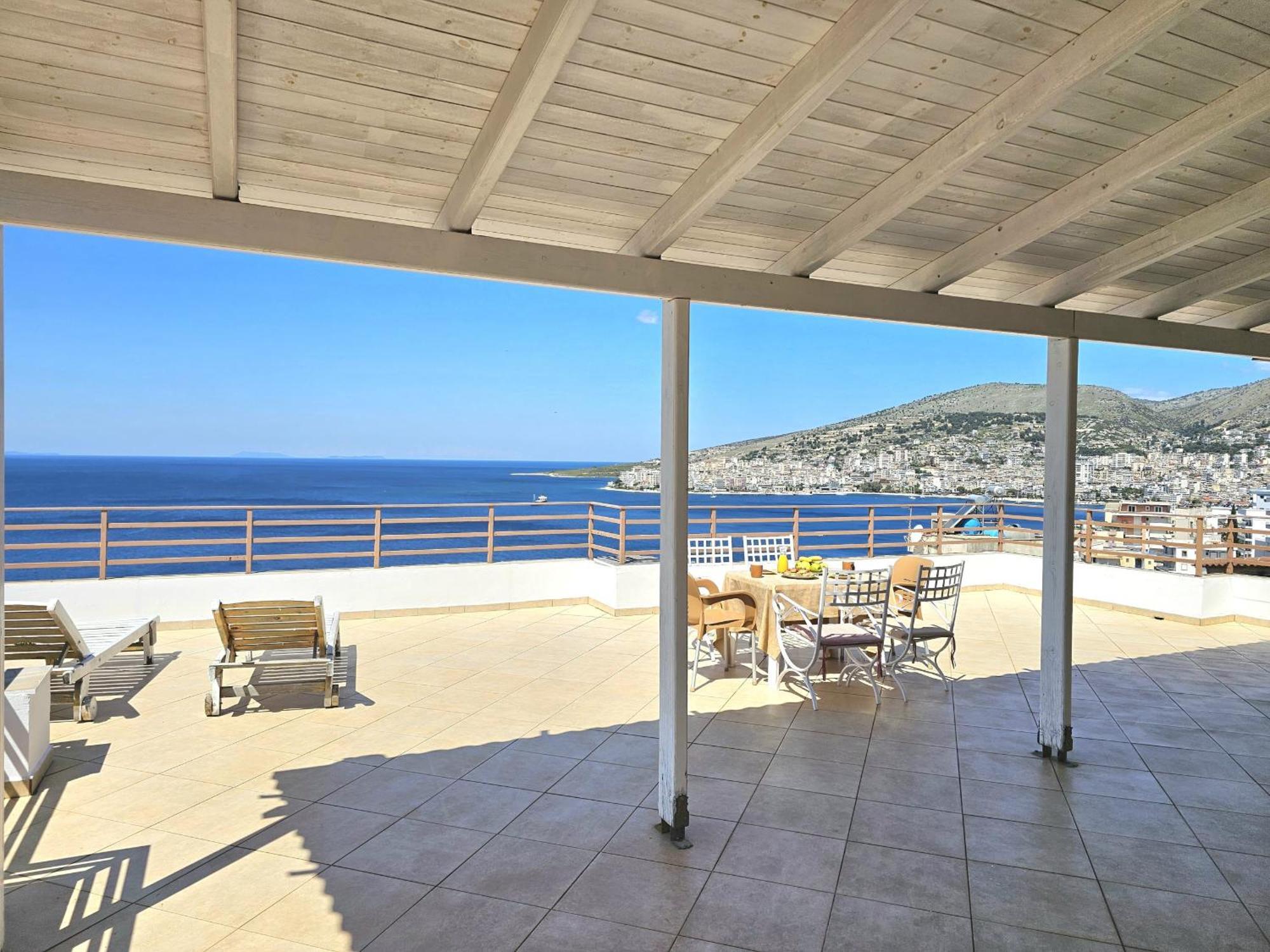Apartament Sunset Penthouse Saranda Zewnętrze zdjęcie
