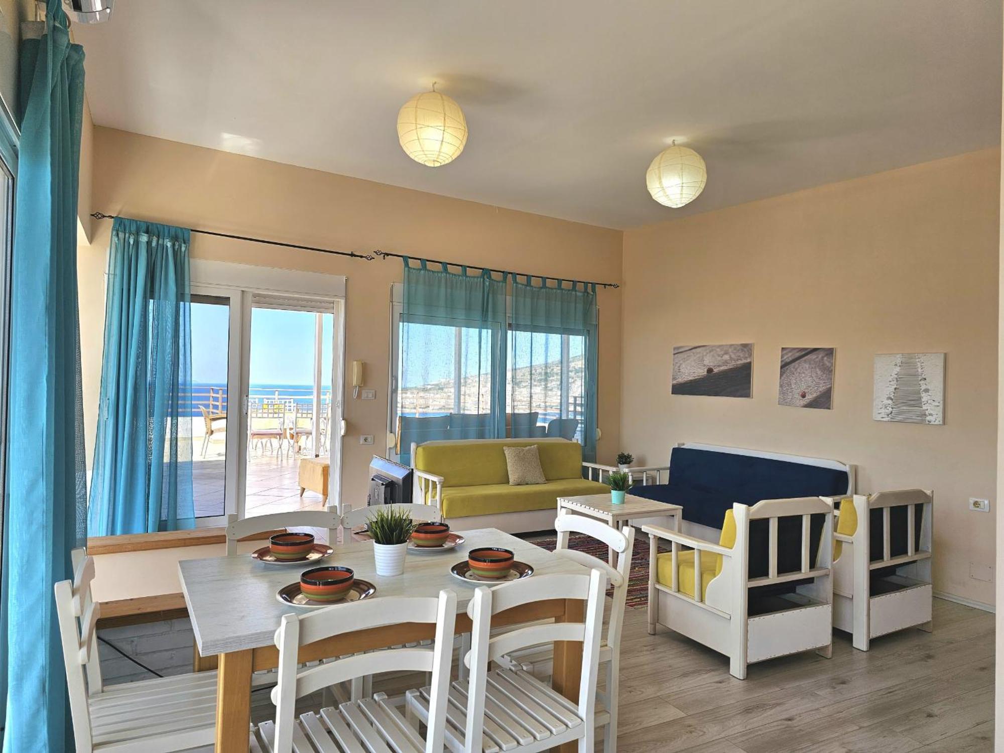 Apartament Sunset Penthouse Saranda Zewnętrze zdjęcie