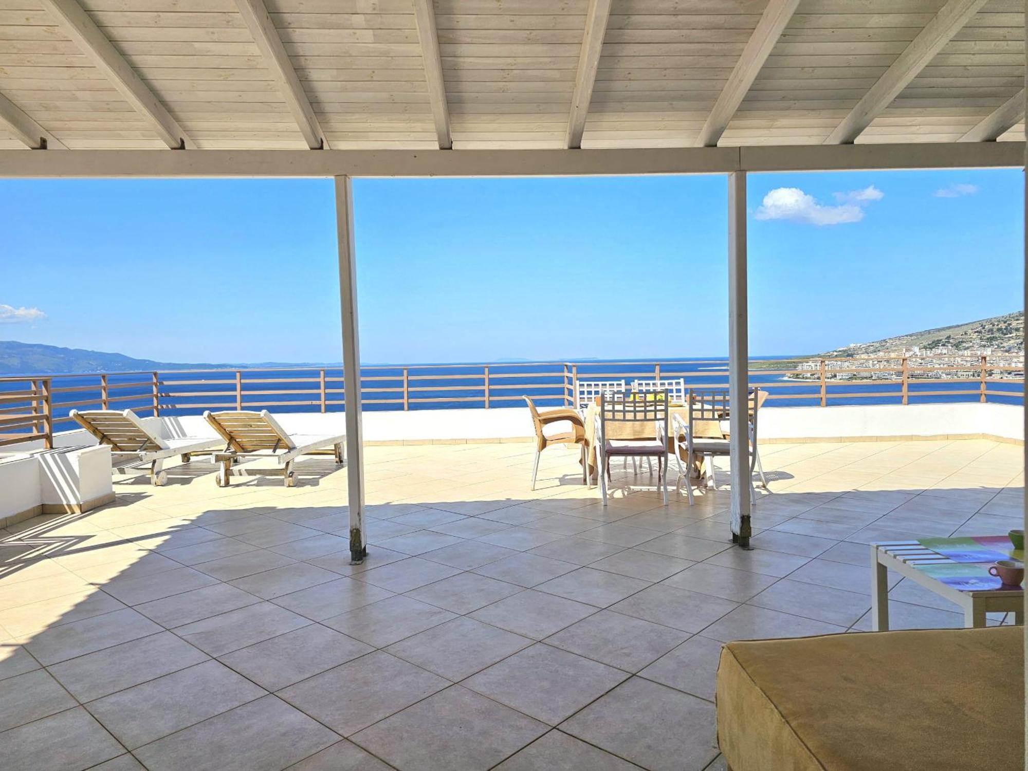 Apartament Sunset Penthouse Saranda Zewnętrze zdjęcie