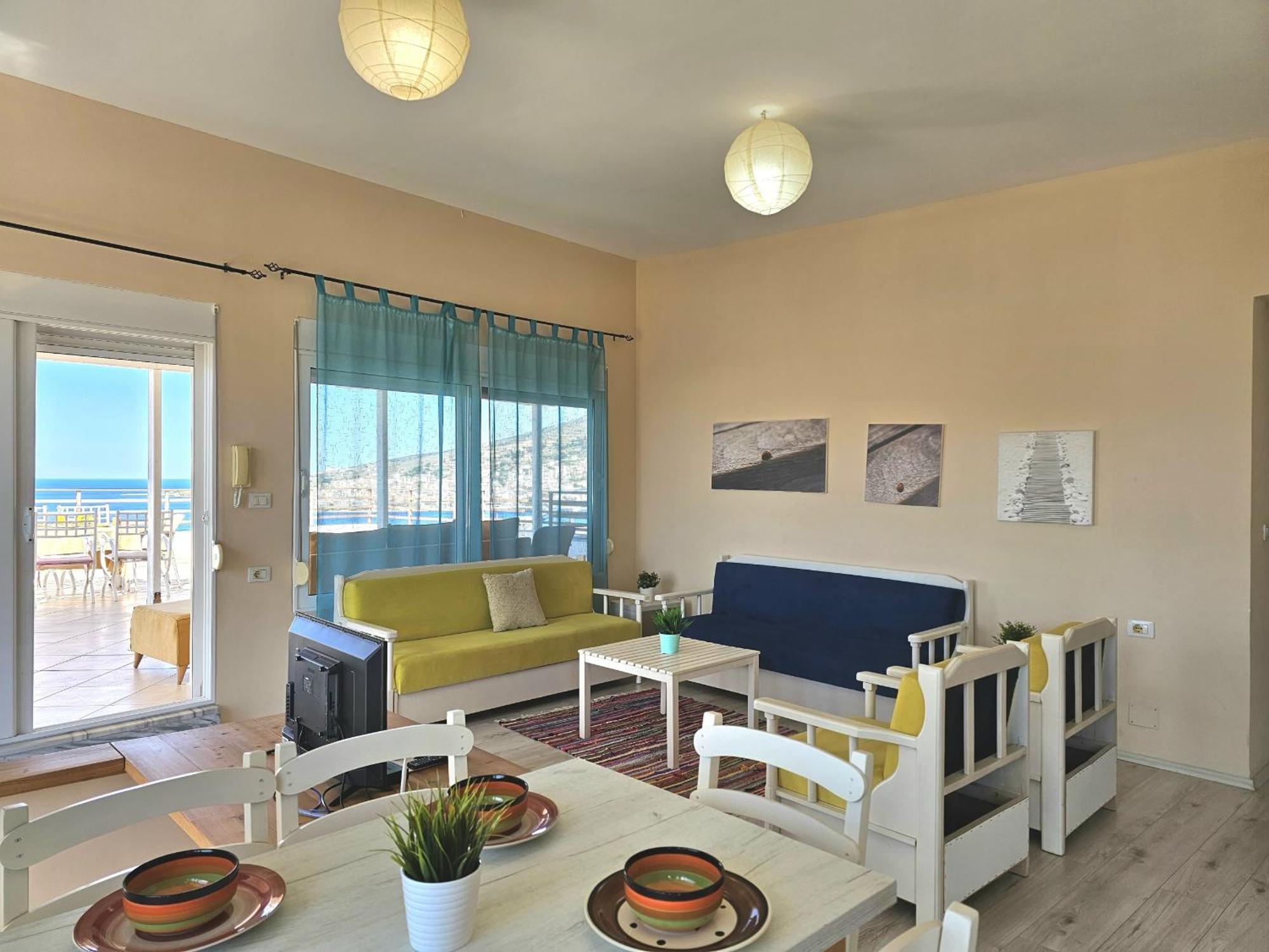 Apartament Sunset Penthouse Saranda Zewnętrze zdjęcie